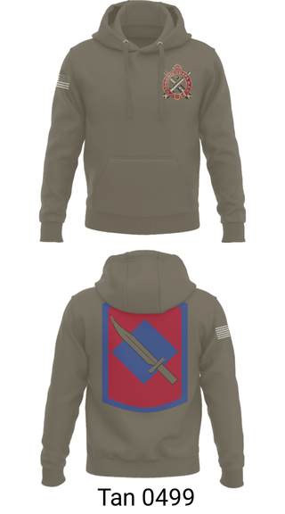 Hoodie, Fox Company 39th BSB (FA FSC), National Guard, Teamtime, Team time, sublimation, custom sports apparel, team uniforms, spirit wear, spiritwear, sports uniforms, custom shirts, team store, custom team store, fundraiser sports, apparel fundraiser