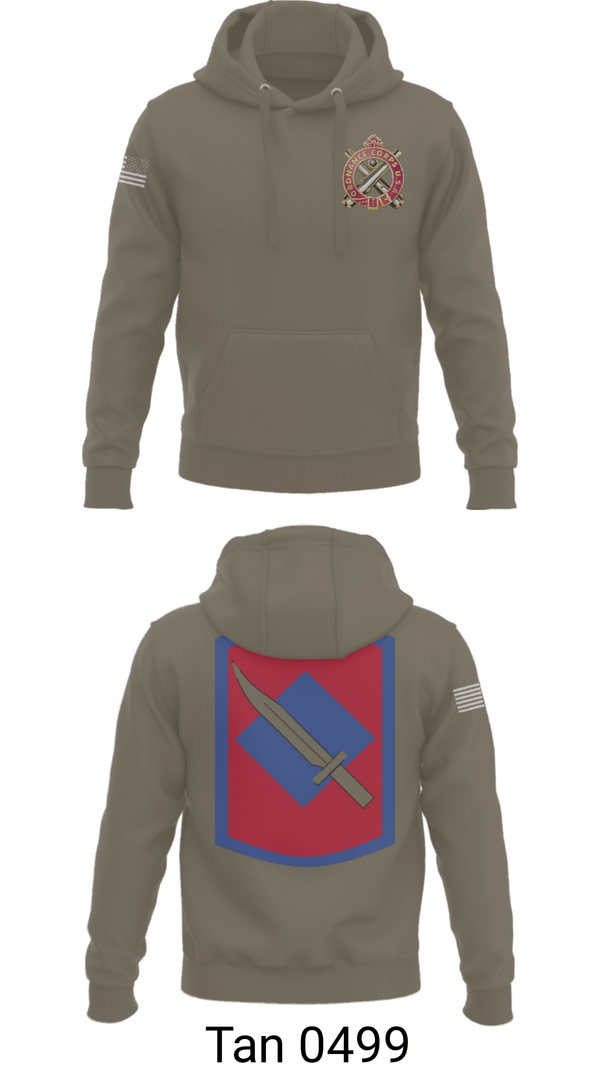 Hoodie, Fox Company 39th BSB (FA FSC), National Guard, Teamtime, Team time, sublimation, custom sports apparel, team uniforms, spirit wear, spiritwear, sports uniforms, custom shirts, team store, custom team store, fundraiser sports, apparel fundraiser