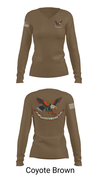 Womens Long Sleeve Vneck Shirt, Military Talk by JC, Army, Teamtime, Team time, sublimation, custom sports apparel, team uniforms, spirit wear, spiritwear, sports uniforms, custom shirts, team store, custom team store, fundraiser sports, apparel fundraiser