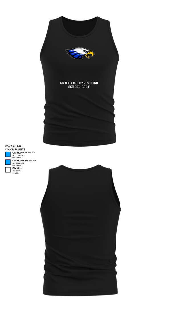 Tank Top, Grain Valley R-5 High School Golf, Golf, Teamtime, Team time, sublimation, custom sports apparel, team uniforms, spirit wear, spiritwear, sports uniforms, custom shirts, team store, custom team store, fundraiser sports, apparel fundraiser