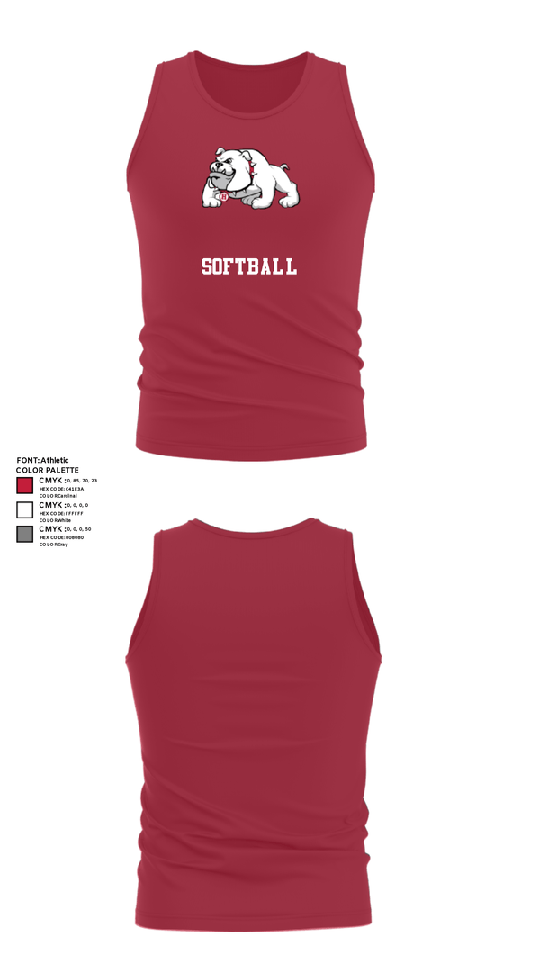 Tank Top, Holmes Community College Softball, Softball, Teamtime, Team time, sublimation, custom sports apparel, team uniforms, spirit wear, spiritwear, sports uniforms, custom shirts, team store, custom team store, fundraiser sports, apparel fundraiser