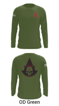 A Co. 1-3 AB 9856173 Long Sleeve Performance Shirt - 46