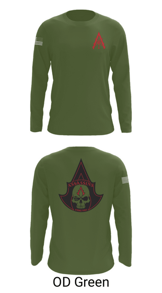 Long Sleeve Performance Shirt, A Co. 1-3 AB, Army, Teamtime, Team time, sublimation, custom sports apparel, team uniforms, spirit wear, spiritwear, sports uniforms, custom shirts, team store, custom team store, fundraiser sports, apparel fundraiser