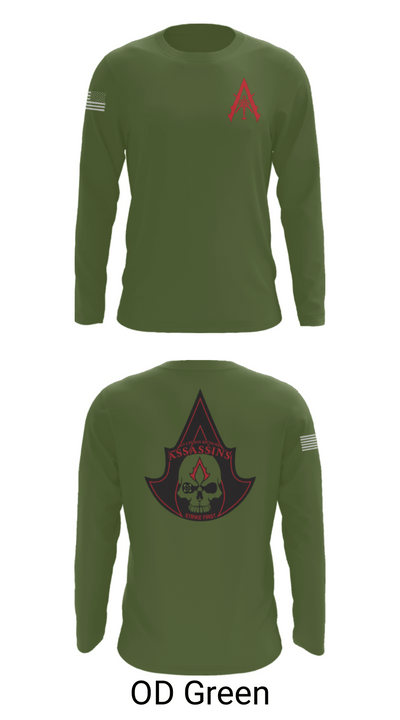 A Co. 1-3 AB 9856173 Long Sleeve Performance Shirt - 46