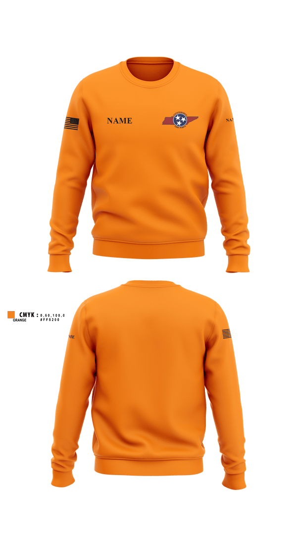 Crew Neck Sweatshirt, TN CDTF, Softball, Teamtime, Team time, sublimation, custom sports apparel, team uniforms, spirit wear, spiritwear, sports uniforms, custom shirts, team store, custom team store, fundraiser sports, apparel fundraiser