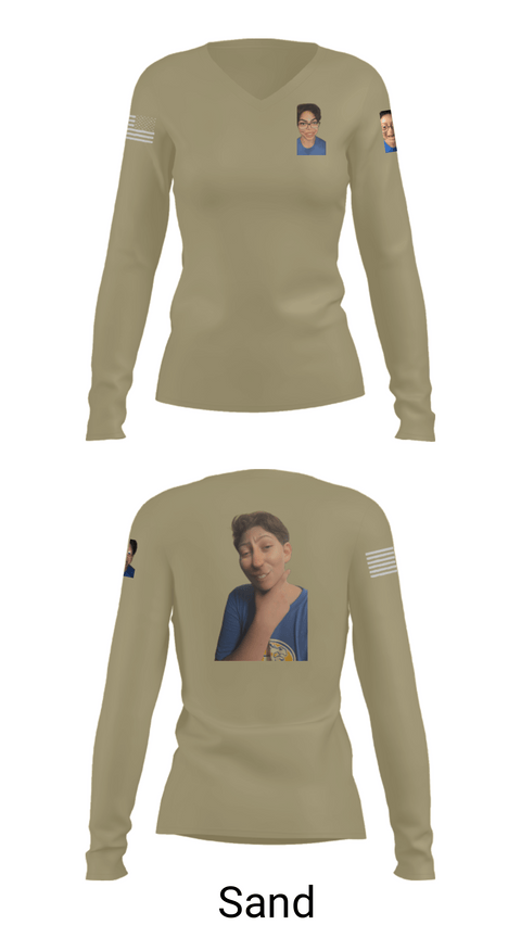 Womens Long Sleeve Vneck Shirt, Quasar 99-Q, Police, Teamtime, Team time, sublimation, custom sports apparel, team uniforms, spirit wear, spiritwear, sports uniforms, custom shirts, team store, custom team store, fundraiser sports, apparel fundraiser