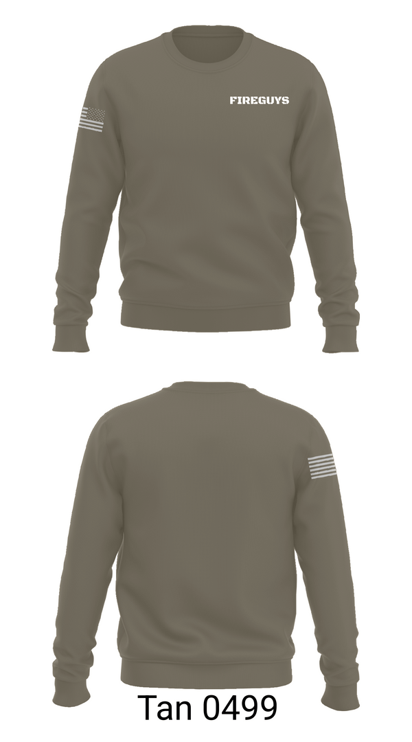 Crew Neck Sweatshirt, FIREGUYS, , Teamtime, Team time, sublimation, custom sports apparel, team uniforms, spirit wear, spiritwear, sports uniforms, custom shirts, team store, custom team store, fundraiser sports, apparel fundraiser