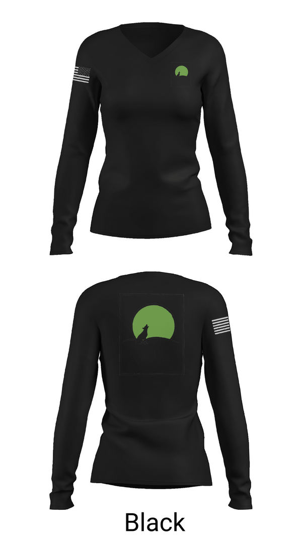 Womens Long Sleeve Vneck Shirt 1, Moondog pub and grub, , Teamtime, Team time, sublimation, custom sports apparel, team uniforms, spirit wear, spiritwear, sports uniforms, custom shirts, team store, custom team store, fundraiser sports, apparel fundraiser