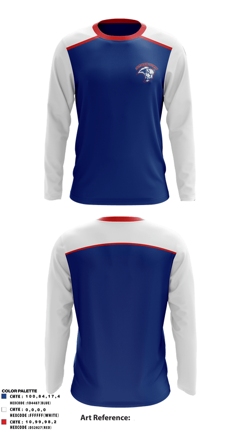Long Sleeve Performance Polo, Jefferson County Middle School Volleyball, Men's Volleyball, Teamtime, Team time, sublimation, custom sports apparel, team uniforms, spirit wear, spiritwear, sports uniforms, custom shirts, team store, custom team store, fundraiser sports, apparel fundraiser