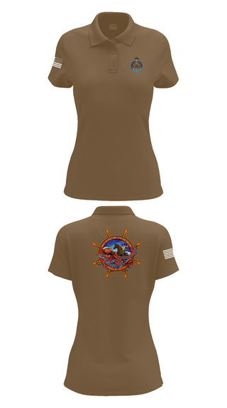 Womens Short Sleeve Performance Polo, Navy Recruiting, , Teamtime, Team time, sublimation, custom sports apparel, team uniforms, spirit wear, spiritwear, sports uniforms, custom shirts, team store, custom team store, fundraiser sports, apparel fundraiser