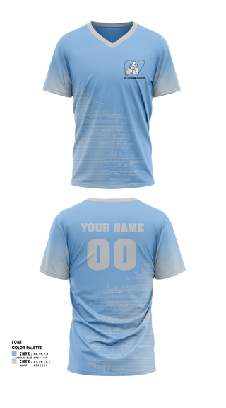 Mens Soccer Jersey, Willowbrook Warriors, Men's Soccer, Teamtime, Team time, sublimation, custom sports apparel, team uniforms, spirit wear, spiritwear, sports uniforms, custom shirts, team store, custom team store, fundraiser sports, apparel fundraiser