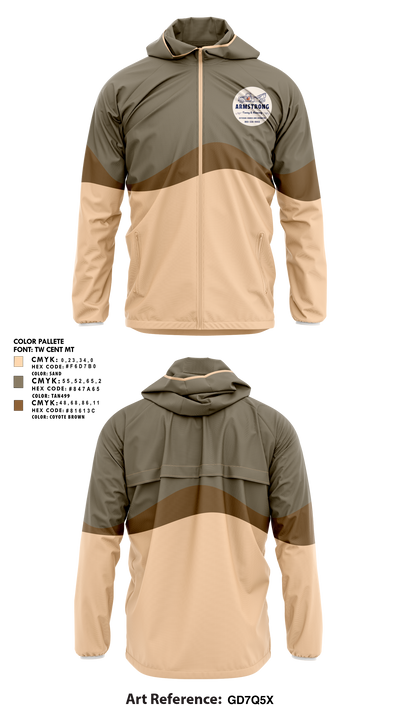 Armstrong Towing & Recovery LLC 19336053 Windbreaker - 1