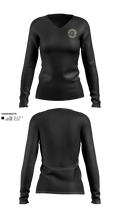 Overwatch Defense International 38447114 Women's Long Sleeve V-neck Shirt - 10