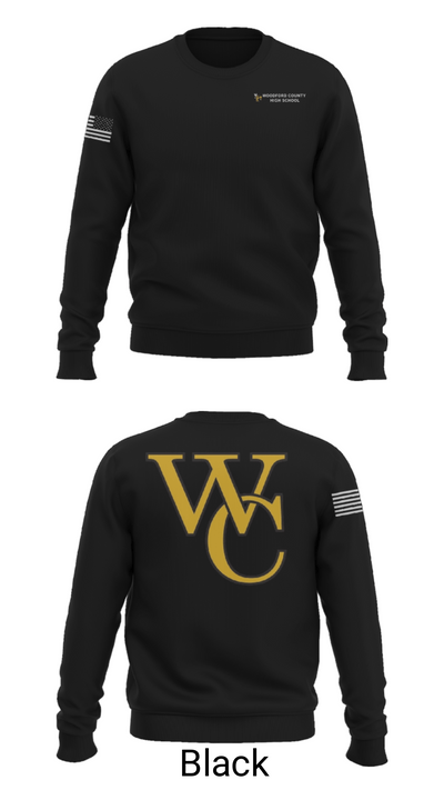 Woodford County High School Golf 78348992 Crew Neck Sweatshirt - 21