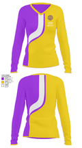 Louisiana State University 82713669 Women's Long Sleeve V-neck Shirt - 36