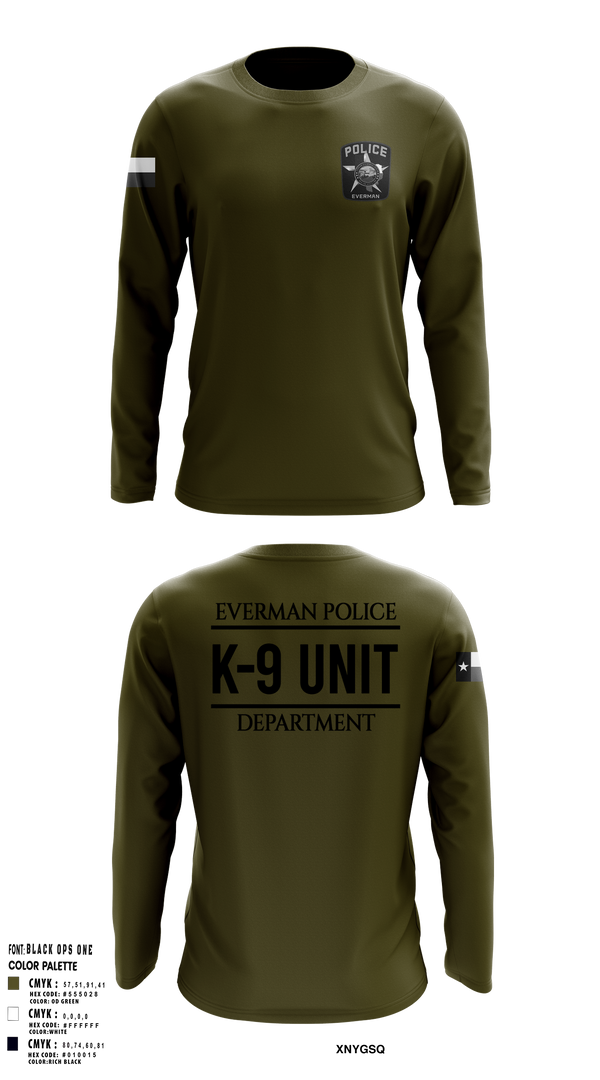 Long Sleeve Performance Shirt, K9-Unit, Police, Teamtime, Team time, sublimation, custom sports apparel, team uniforms, spirit wear, spiritwear, sports uniforms, custom shirts, team store, custom team store, fundraiser sports, apparel fundraiser