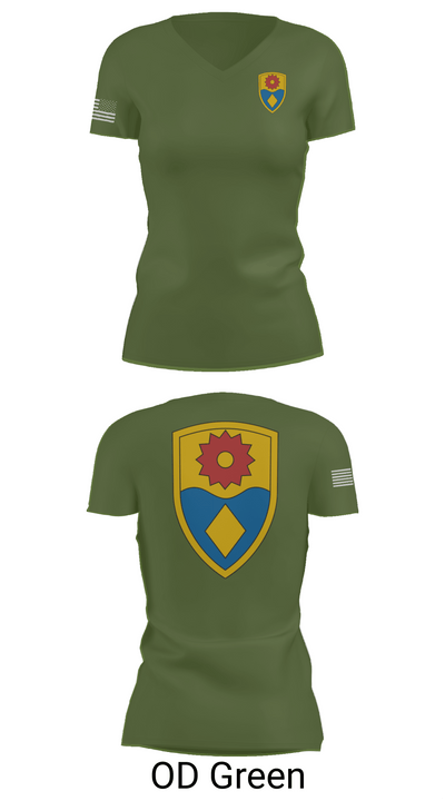 870th mp company 27373000 Women's Short Sleeve V-neck Shirt - 48
