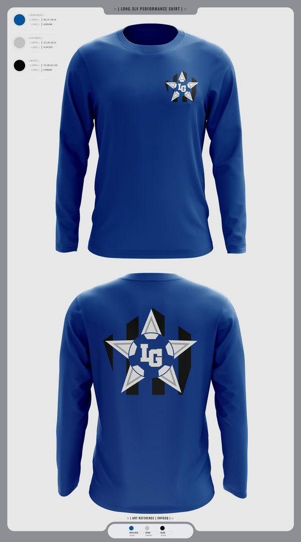 Long Sleeve Performance Shirt, LaGrange Grangers, Men's Soccer, Teamtime, Team time, sublimation, custom sports apparel, team uniforms, spirit wear, spiritwear, sports uniforms, custom shirts, team store, custom team store, fundraiser sports, apparel fundraiser