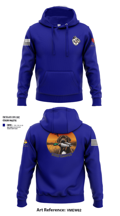 Bird dawgs Hoodie - 254
