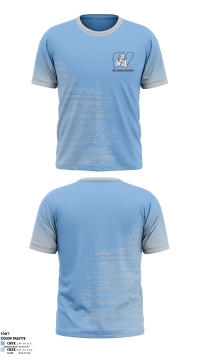 Willowbrook Warriors 8635943 Short Sleeve Performance Shirt - 1