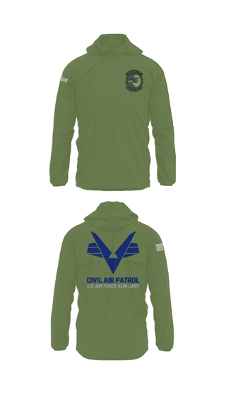 Windbreaker, Sunlake High School Cadet Squadron, Air Force, Teamtime, Team time, sublimation, custom sports apparel, team uniforms, spirit wear, spiritwear, sports uniforms, custom shirts, team store, custom team store, fundraiser sports, apparel fundraiser