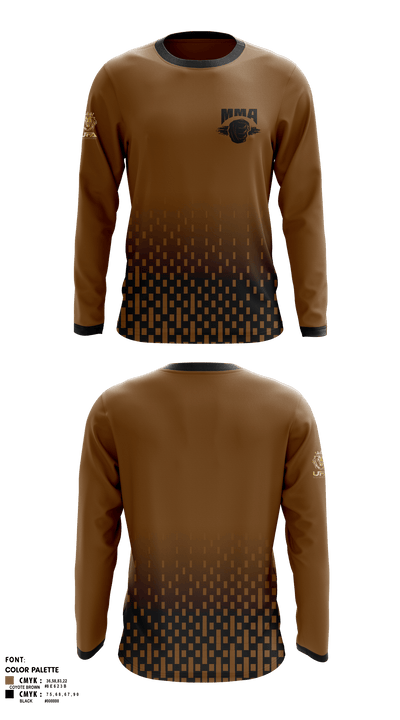 UFA 66619051 Long Sleeve Rash Guard Shirt - 1