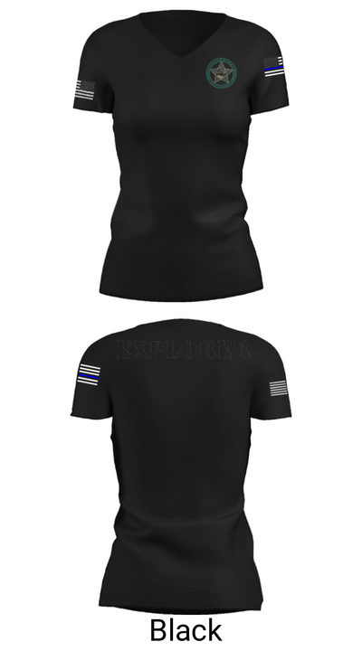 BSO Explorers 2103492 Women's Short Sleeve V-neck Shirt - 27