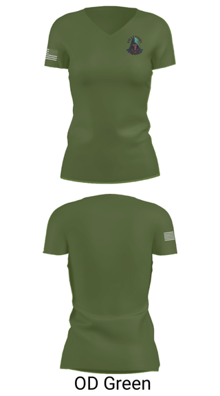 Womens Short Sleeve Vneck Shirt, 2nd Platoon Charlie Battery 5-4, Army, Teamtime, Team time, sublimation, custom sports apparel, team uniforms, spirit wear, spiritwear, sports uniforms, custom shirts, team store, custom team store, fundraiser sports, apparel fundraiser