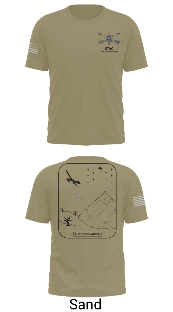 Old School Cotton Feel Shirt, STAC, 389th MI BN (SO)(A), Army, Teamtime, Team time, sublimation, custom sports apparel, team uniforms, spirit wear, spiritwear, sports uniforms, custom shirts, team store, custom team store, fundraiser sports, apparel fundraiser