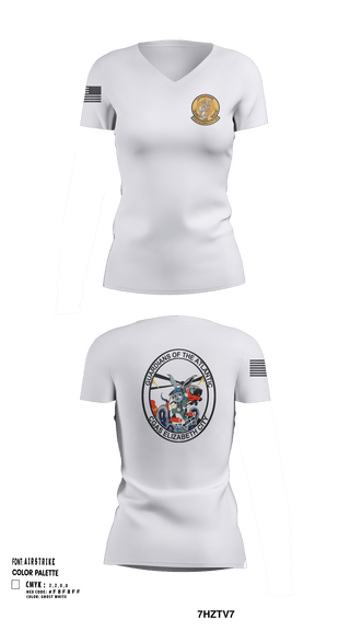 Womens Short Sleeve Vneck Shirt, Air Station Elizabeth City, , Teamtime, Team time, sublimation, custom sports apparel, team uniforms, spirit wear, spiritwear, sports uniforms, custom shirts, team store, custom team store, fundraiser sports, apparel fundraiser