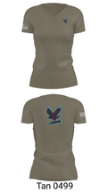 Hawksquad 45976731 Women's Short Sleeve V-neck Shirt - 36