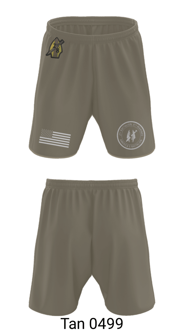 Athletic Shorts With Pockets, 2nd bn 8th Marines, Marines, Teamtime, Team time, sublimation, custom sports apparel, team uniforms, spirit wear, spiritwear, sports uniforms, custom shirts, team store, custom team store, fundraiser sports, apparel fundraiser