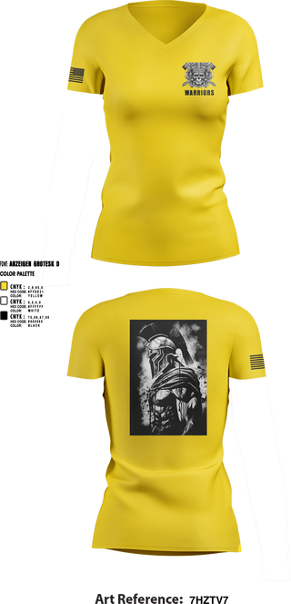 Womens Short Sleeve Vneck Shirt, Warriors, Army, Teamtime, Team time, sublimation, custom sports apparel, team uniforms, spirit wear, spiritwear, sports uniforms, custom shirts, team store, custom team store, fundraiser sports, apparel fundraiser