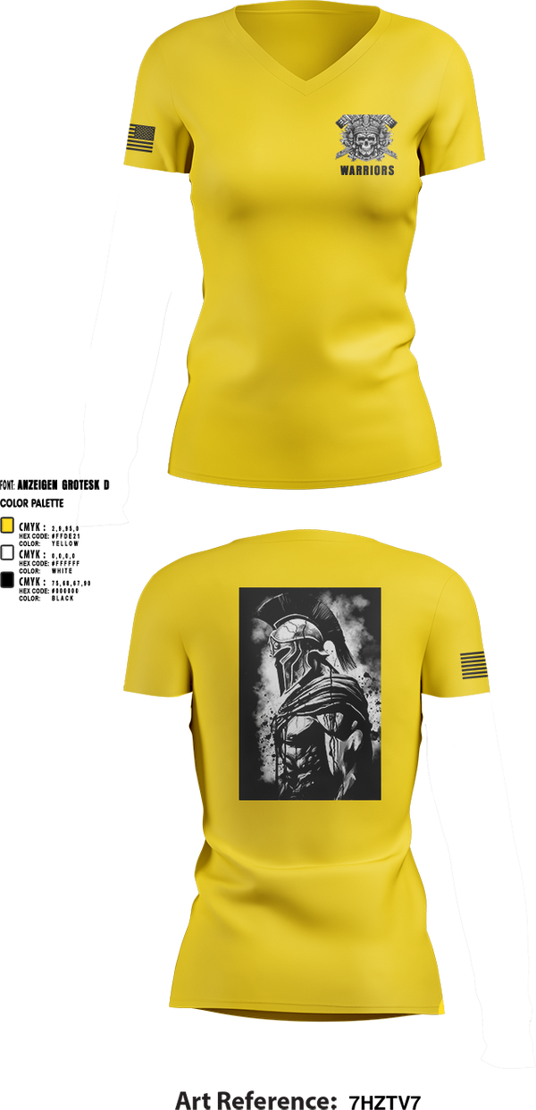 Womens Short Sleeve Vneck Shirt, Warriors, Army, Teamtime, Team time, sublimation, custom sports apparel, team uniforms, spirit wear, spiritwear, sports uniforms, custom shirts, team store, custom team store, fundraiser sports, apparel fundraiser