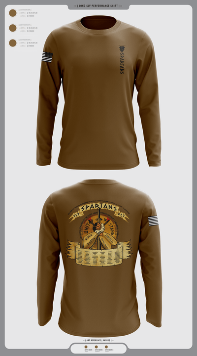 Spartans 64715445 Long Sleeve Performance Shirt 1