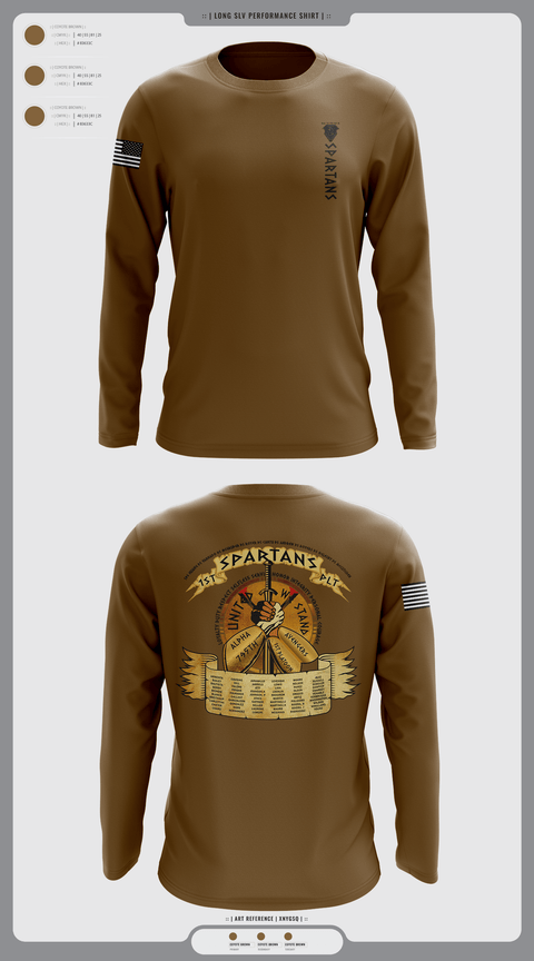 Long Sleeve Performance Shirt, Spartans, , Teamtime, Team time, sublimation, custom sports apparel, team uniforms, spirit wear, spiritwear, sports uniforms, custom shirts, team store, custom team store, fundraiser sports, apparel fundraiser
