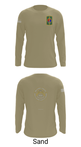 Long Sleeve Performance Shirt, 142ND MILITARY POLICE, Army, Teamtime, Team time, sublimation, custom sports apparel, team uniforms, spirit wear, spiritwear, sports uniforms, custom shirts, team store, custom team store, fundraiser sports, apparel fundraiser