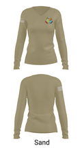 11th T.S.R 19637514 Women's Long Sleeve V-neck Shirt - 92