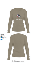 Pleasanton Elementary School Cheer 69415211 Women's Long Sleeve V-neck Shirt - 28
