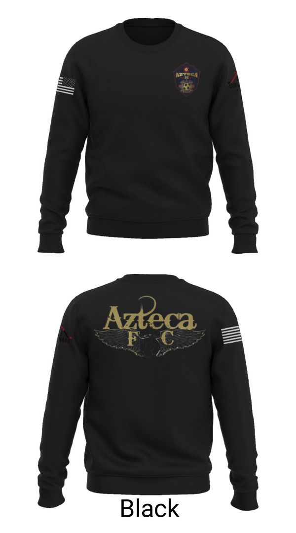 Crew Neck Sweatshirt, Azteca, Men's Soccer, Teamtime, Team time, sublimation, custom sports apparel, team uniforms, spirit wear, spiritwear, sports uniforms, custom shirts, team store, custom team store, fundraiser sports, apparel fundraiser