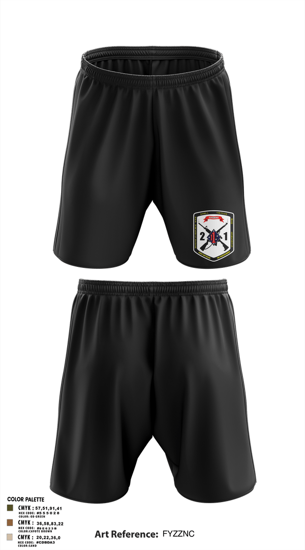 Athletic Shorts With Pockets, 2nd Battalion, 1st Marine Regiment, Marines, Teamtime, Team time, sublimation, custom sports apparel, team uniforms, spirit wear, spiritwear, sports uniforms, custom shirts, team store, custom team store, fundraiser sports, apparel fundraiser