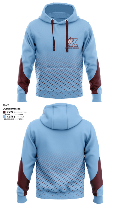 Kankakee High School Band 16821131 Hoodie - 1