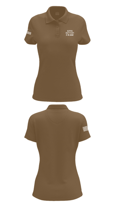 Alpha Battery 2-44 ADAR 30836151 Women's Short Sleeve Performance Polo  - 15
