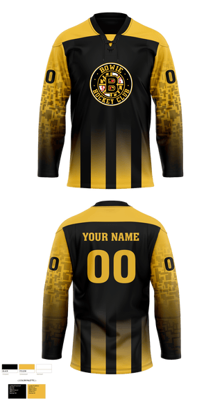 Hockey Jersey, Bowie Hockey Club, Ice Hockey, Teamtime, Team time, sublimation, custom sports apparel, team uniforms, spirit wear, spiritwear, sports uniforms, custom shirts, team store, custom team store, fundraiser sports, apparel fundraiser