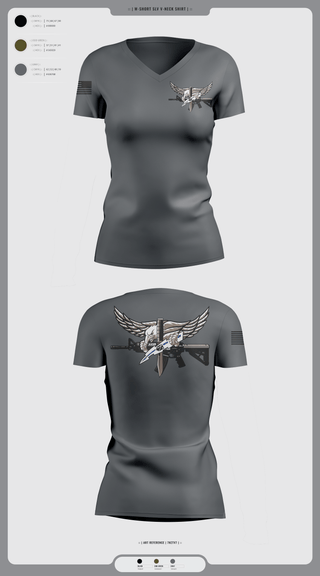 Womens Short Sleeve Vneck Shirt, Livingston Police Emergency Service Unit, , Teamtime, Team time, sublimation, custom sports apparel, team uniforms, spirit wear, spiritwear, sports uniforms, custom shirts, team store, custom team store, fundraiser sports, apparel fundraiser