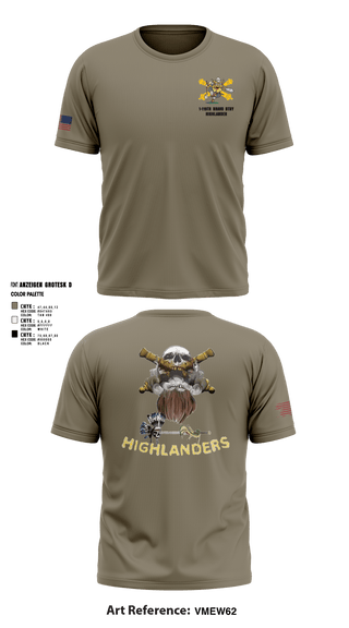Short Sleeve Performance Shirt, Bravo 1-119th FA, , Teamtime, Team time, sublimation, custom sports apparel, team uniforms, spirit wear, spiritwear, sports uniforms, custom shirts, team store, custom team store, fundraiser sports, apparel fundraiser