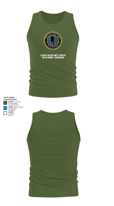 Center for Security Forces Detachment Chesapeake 88189039 Tank Top - 56