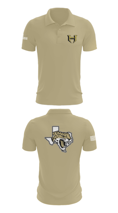 Hubbard Middle School Cheer 37740474 Short Sleeve Performance Polo - 39