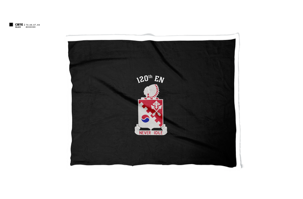 Blanket, 120th Engineers, Army, Teamtime, Team time, sublimation, custom sports apparel, team uniforms, spirit wear, spiritwear, sports uniforms, custom shirts, team store, custom team store, fundraiser sports, apparel fundraiser