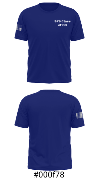 Short Sleeve Performance Shirt, SFS Class of 89, , Teamtime, Team time, sublimation, custom sports apparel, team uniforms, spirit wear, spiritwear, sports uniforms, custom shirts, team store, custom team store, fundraiser sports, apparel fundraiser